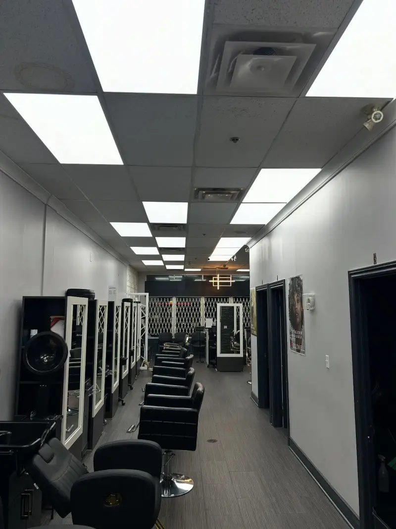 Basement kitchen electrical and lighting